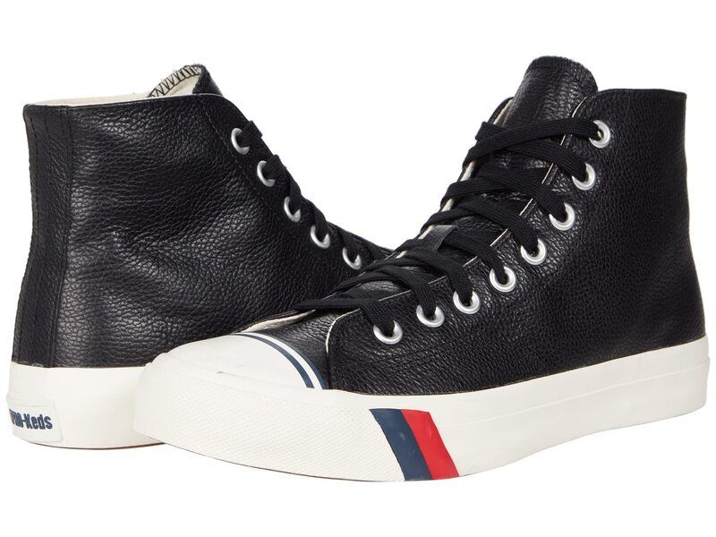 プロケッズ メンズ シューズ スニーカー レザー ProKeds Royal Hi Core Leather Black ブラック