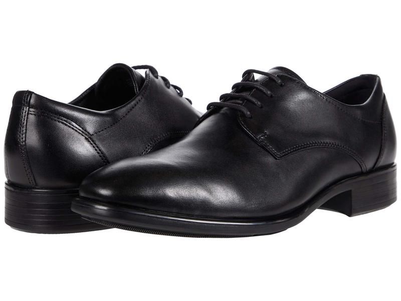 エコー メンズ シューズ オックスフォード ECCO Citytray Plain Toe Tie Black ブラック