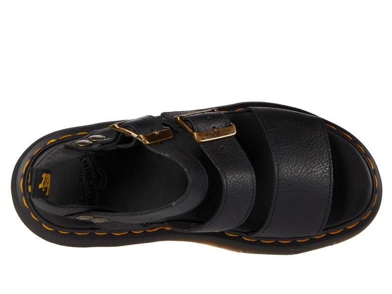 ドクターマーチン レディース シューズ サンダル プラットフォーム Dr Martens Gryphon Platform Gladiator Sandals Black ブラック｜サンダル