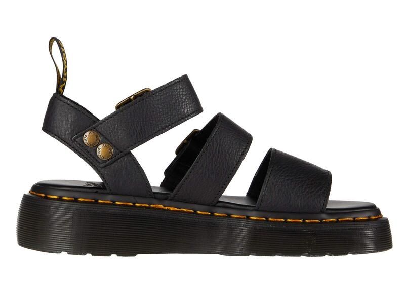 ドクターマーチン レディース シューズ サンダル プラットフォーム Dr Martens Gryphon Platform Gladiator Sandals Black ブラック｜サンダル