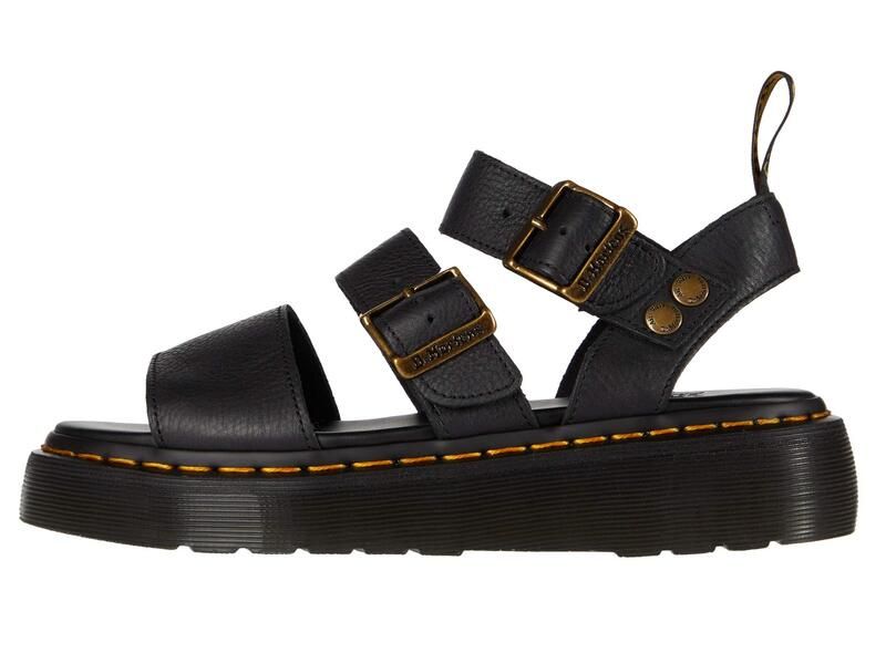 ドクターマーチン レディース シューズ サンダル プラットフォーム Dr Martens Gryphon Platform Gladiator Sandals Black ブラック｜サンダル