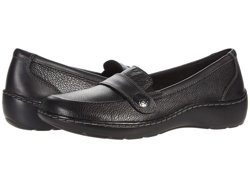 クラークス レディース シューズ スリッポン・ローファー Clarks Cora Daisy Black Tumbled L ブラック