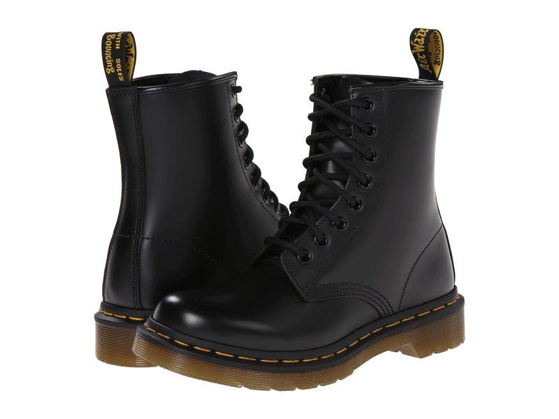 ドクターマーチン レディース シューズ ブーツ・レインブーツ Dr Martens 1460 W Black Smooth ブラック