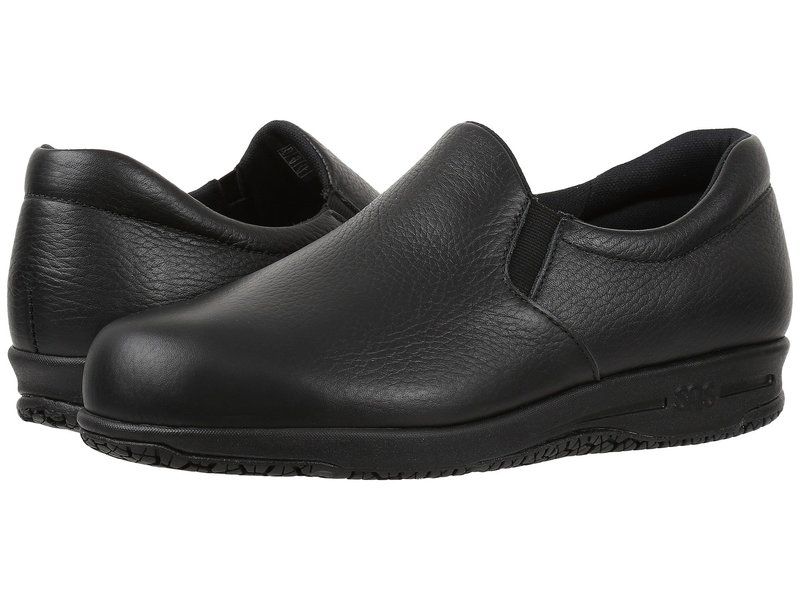 サス レディース シューズ スリッポン・ローファー SAS Patriot NonSlip Black ブラック