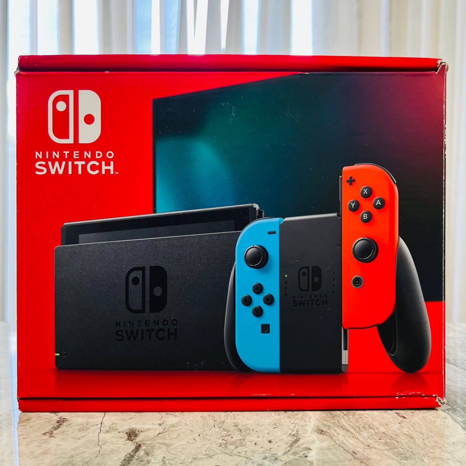 【完動品】Nintendo Switch スイッチ 本体 バッテリー強化版　2023年製　箱あり