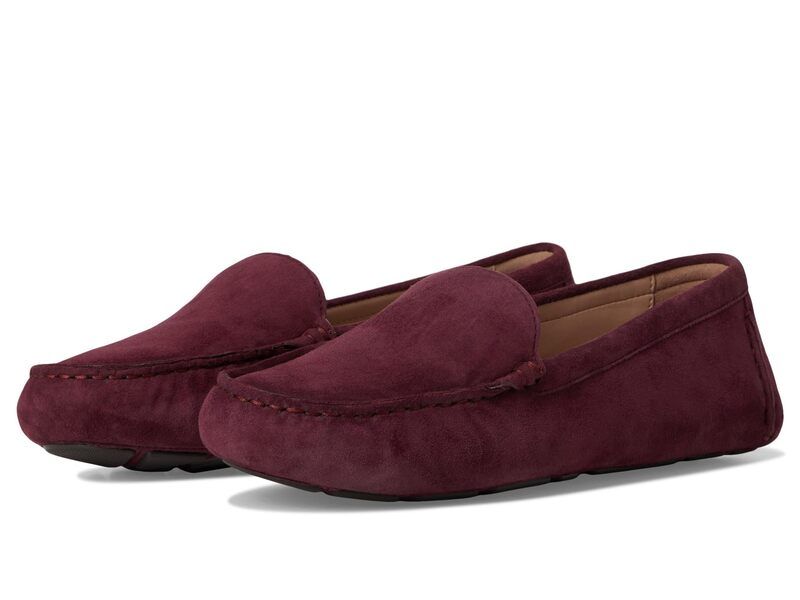 コールハーン レディース シューズ スリッポン・ローファー Cole Haan Emmie Drivers Black Garnet Suede ブラック