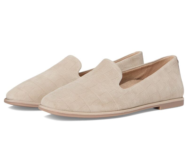 バイオニック レディース シューズ スリッポン・ローファー VIONIC Willa 20 LoaferMoc Shoes Cobblestone Suede Leather