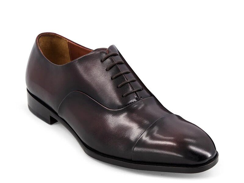 アンソニー ヴィア メンズ シューズ オックスフォード キャップ Anthony Veer Genoa Cap Toe Oxford Dark Brown ブラウン