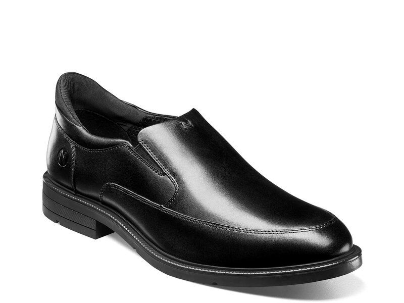 ノンブッシュ メンズ シューズ スリッポン・ローファー Nunn Bush Kore EZ Icon SlipOn Black ブラック