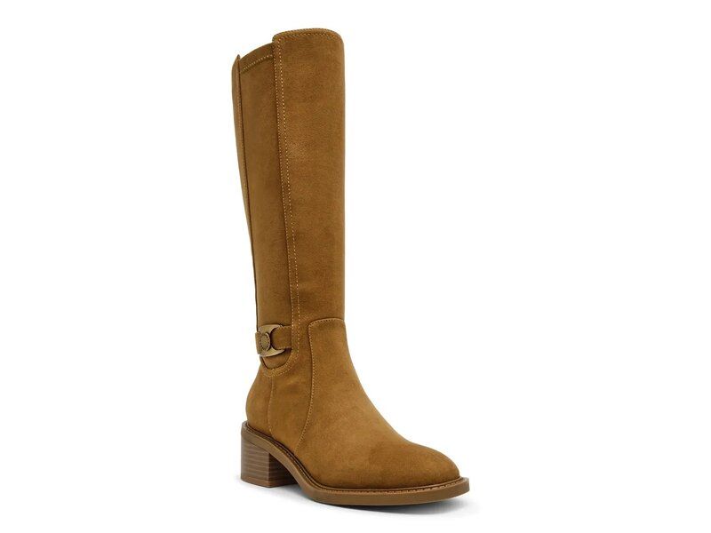 アンクライン レディース シューズ ブーツ・レインブーツ Anne Klein Anessa Boot Tan Suede タン