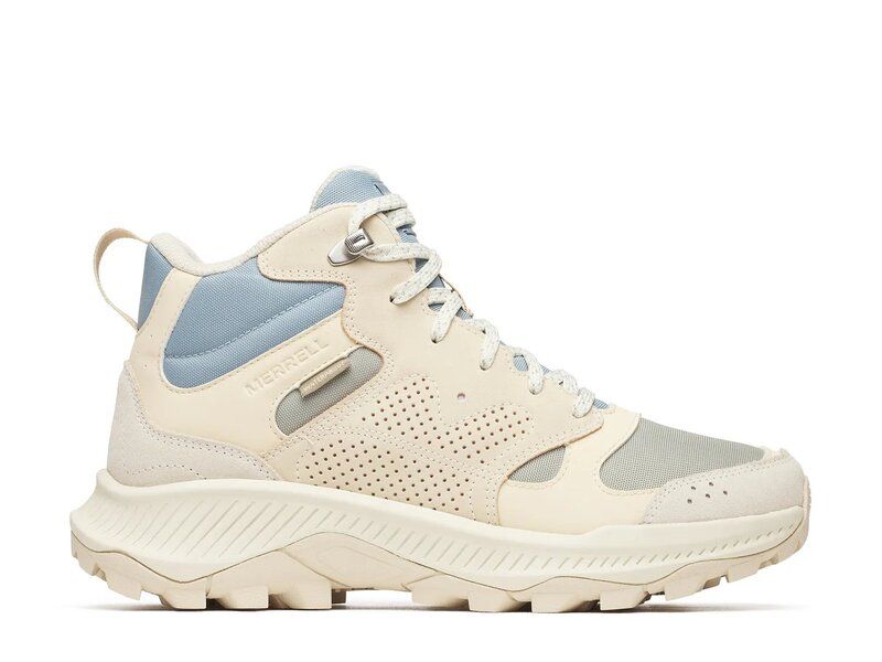 メレル レディース シューズ ブーツ・レインブーツ Merrell Tempo Sol Waterproof Hiking Boot Womens CreamBlue クリーム