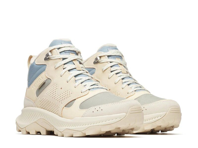 メレル レディース シューズ ブーツ・レインブーツ Merrell Tempo Sol Waterproof Hiking Boot Womens CreamBlue クリーム