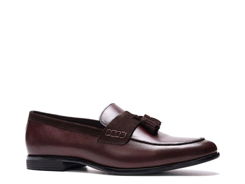 カルロスサンタナ メンズ シューズ スリッポン・ローファー Carlos by Carlos Santana Laurent Loafer Brown Leather ブラウン