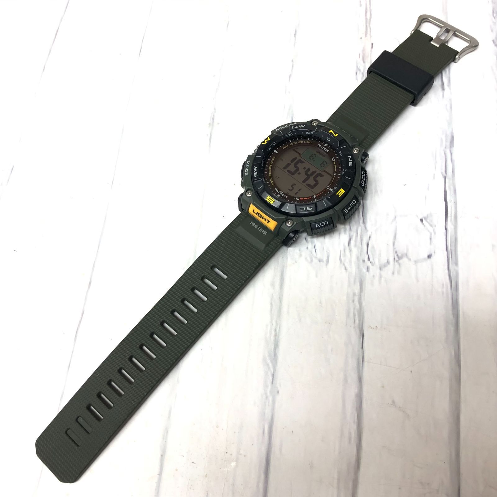 m001 X(60) 美品 CASIO PROTREK PRG-340-3JF カシオ プロトレック 