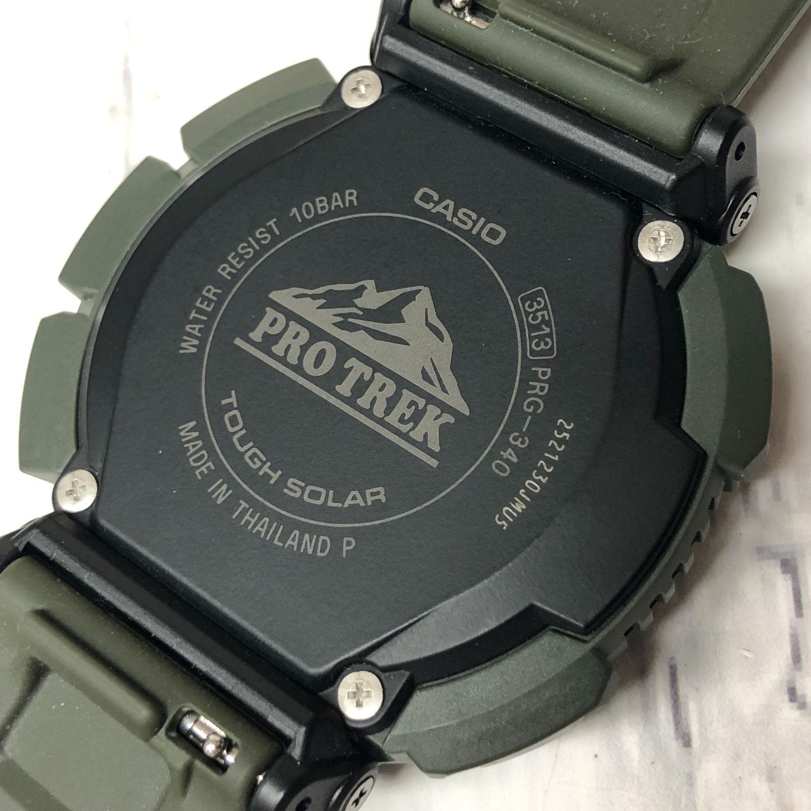 m001 X(60) 美品 CASIO PROTREK PRG-340-3JF カシオ プロトレック 