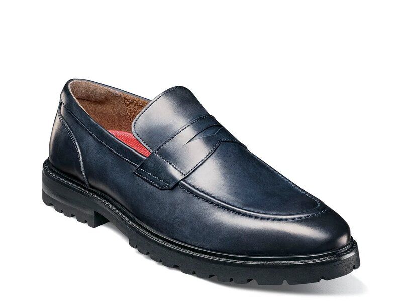 ステイシーアダムス メンズ シューズ スリッポン・ローファー Stacy Adams Hayes Penny Loafer Navy ネイビー