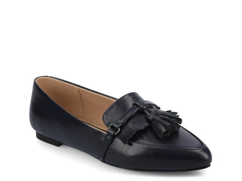 ジャーニー レディース シューズ スリッポン・ローファー Journee Jannah Loafer Navy ネイビー