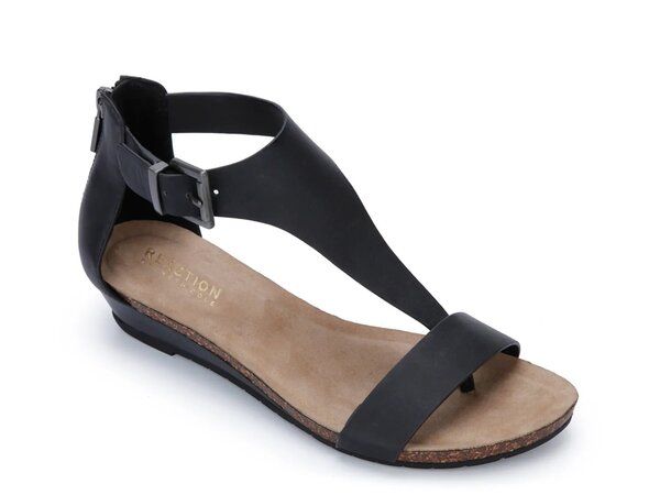 ケネスコール レディース シューズ サンダル Reaction Kenneth Cole Great Gal Wedge Sandal Black ブラック