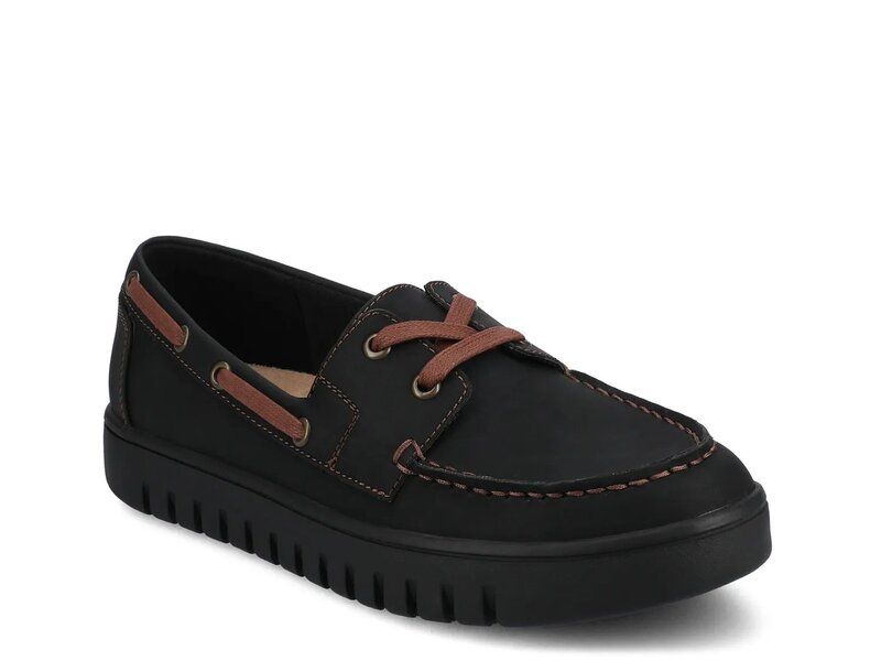 ジャーニー レディース シューズ デッキシューズ Journee Marion Boat Shoe Black ブラック