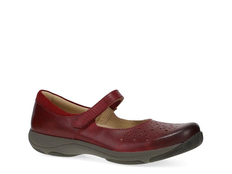 ダンスコ レディース シューズ パンプス Dansko Stacy Mary Jane Flat Red レッド