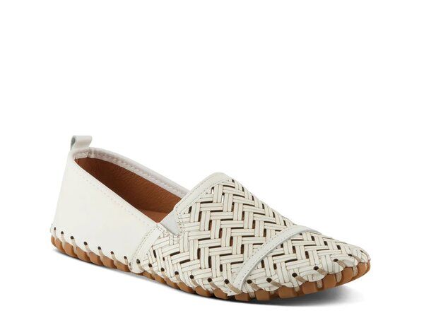 スプリングステップ レディース シューズ スリッポン・ローファー Spring Step Kapri Loafer White ホワイト