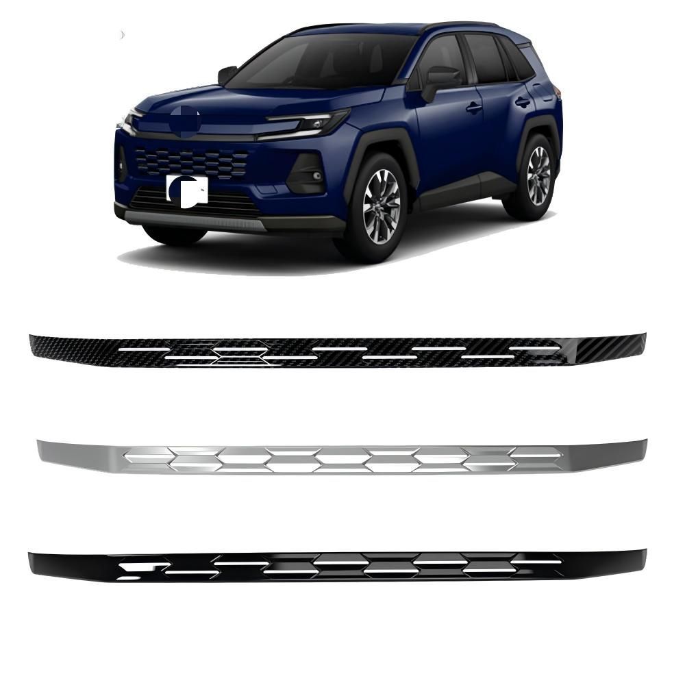 【送料無料】トヨタ RAV4 2026年式 専用 フロントグリルガード ボンネットモール ドレスアップ メッキ調/ピアノブラック/カーボン調 傷防止 保護 高級感 スタイリッシュ 簡単取付 車外装飾パーツ プラスチック製 1点セット