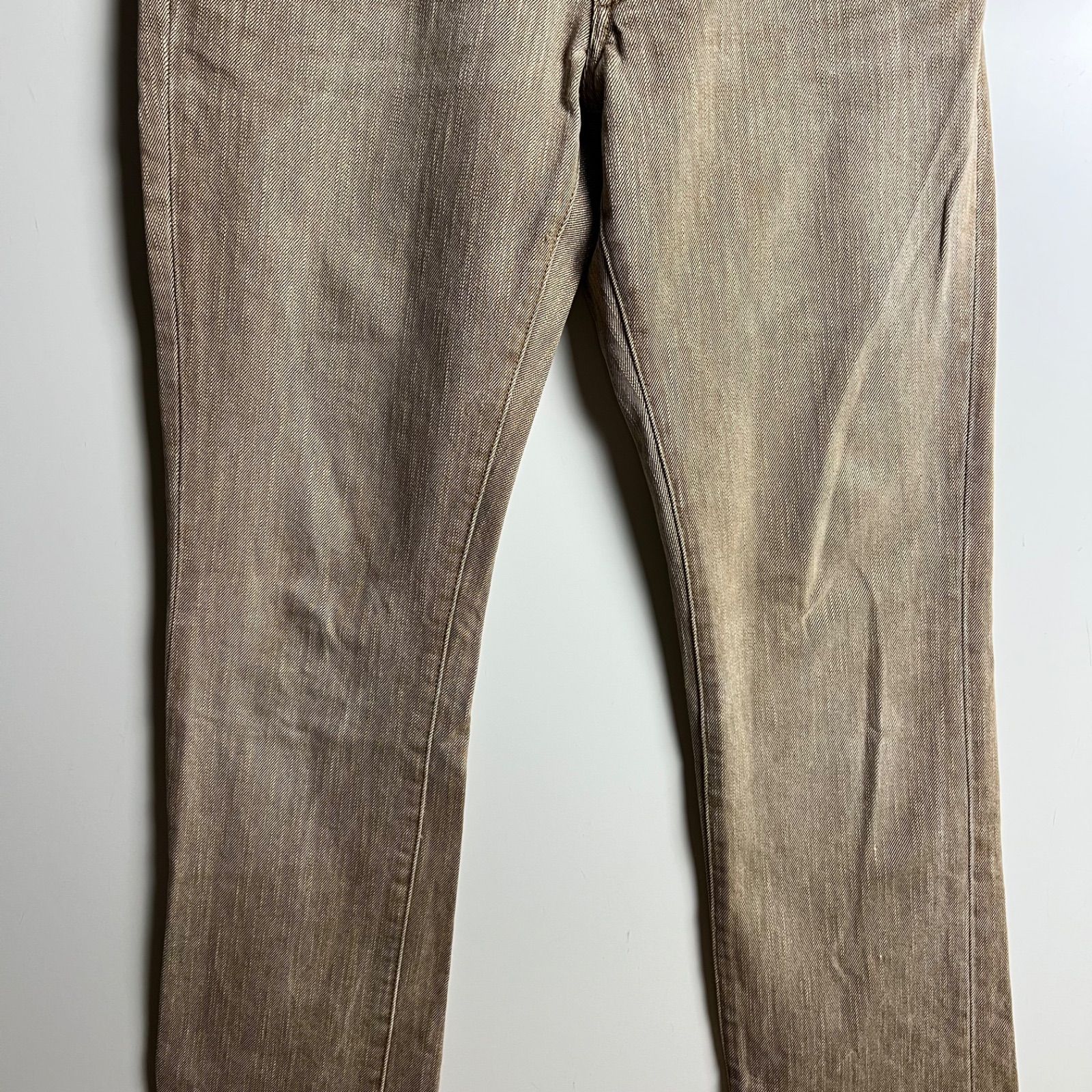BURBERRY BLUE LABEL y2k archive beige fade grunge pants M