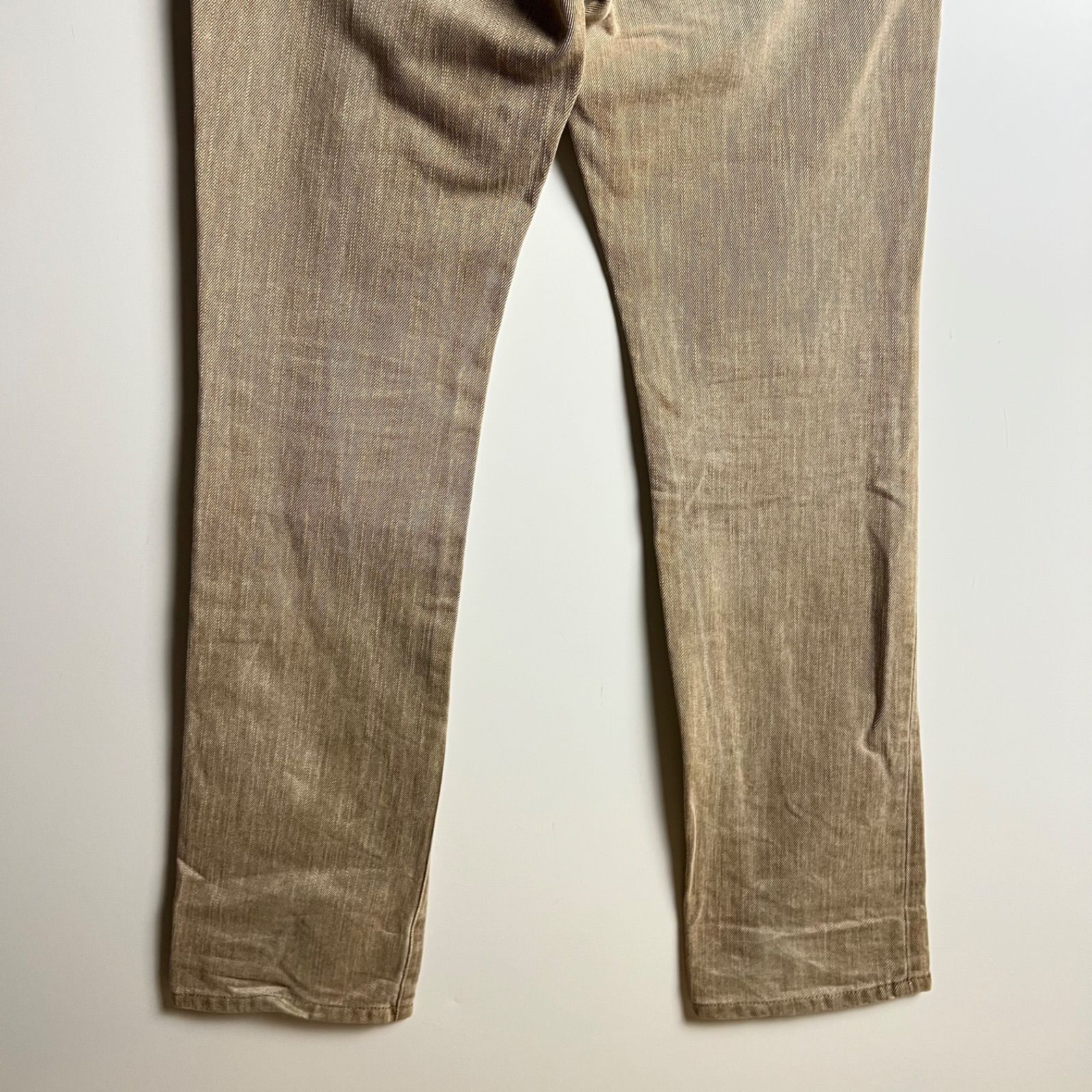 BURBERRY BLUE LABEL y2k archive beige fade grunge pants M