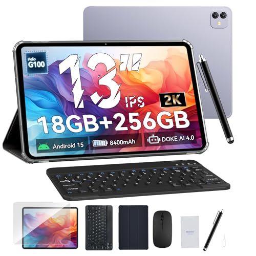 【G100搭載 13インチ FHD大画面 タブレット】Blackview LINK 8タブレットandroid 15 ROM 256GB+2TB拡張 Tablet 8コアCPU 2176*1600 16MP+13MPデュアルカメラ 120Hz f2422e62