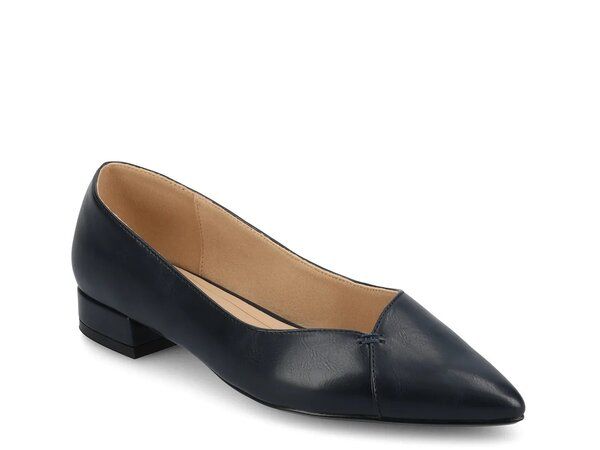 ジュルネ コレクション レディース シューズ パンプス Journee Collection Carmin Flat Midnight Navy ネイビー