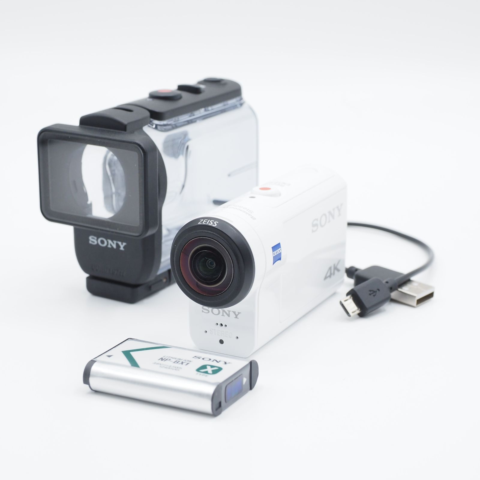 SONY ソニー FDR-X3000 ウエアラブルカメラ アクションカム 新品級 #3157