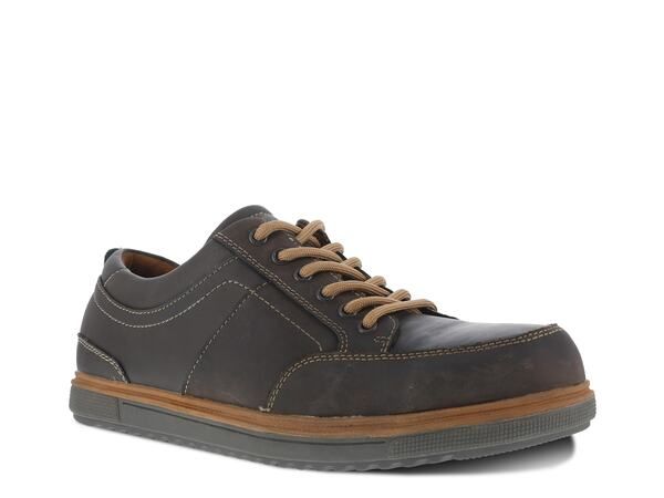 フローシャイム メンズ シューズ オックスフォード Tシャツ Florsheim Work Gridley Steel Toe Work Oxford Dark Brown ブラウン