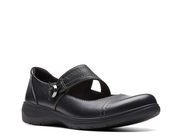 クラークス レディース シューズ スリッポン・ローファー Clarks Carleigh Jane Mary Jane Black ブラック