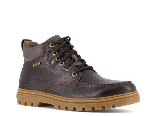 ロックポート メンズ シューズ ブーツ・レインブーツ Rockport Works Weather Or Not Alloy Toe Work Boot Mens Dark Brown ブラウン