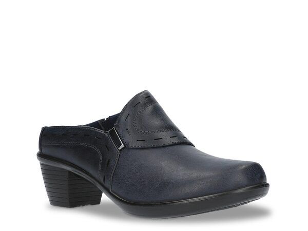 イージーストリート レディース シューズ スリッポン・ローファー Easy Street Cynthia Comfort Mule Navy ネイビー