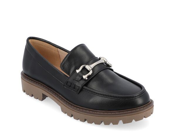 ジュルネ コレクション レディース シューズ スリッポン・ローファー Journee Collection Jessamey Loafer Black ブラック