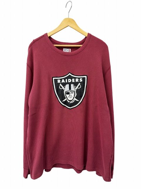 シュプリーム SUPREME 19SS NFL Raiders 47 Thermal レイダース フォーティーセブン サーマル 長袖 XL ワインレッド ブランド古着ベクトル 中古☆AA★260606