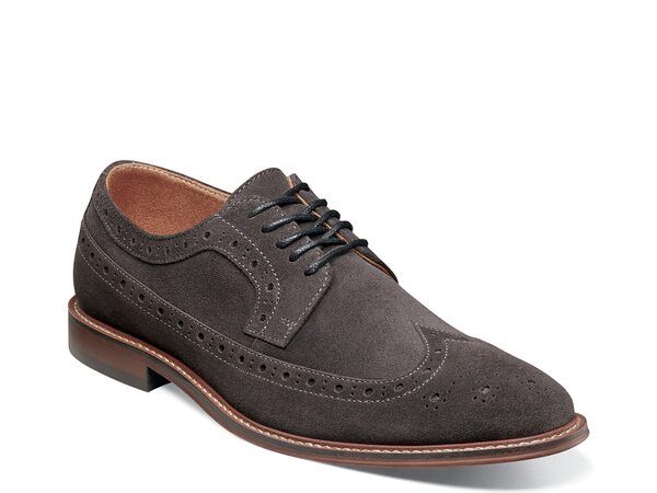 ステイシーアダムス メンズ シューズ オックスフォード ウィングチップ Stacy Adams Marligan Wingtip Oxford Grey Leather グレー
