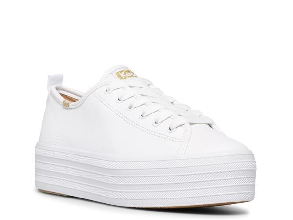 ケッズ レディース シューズ スニーカー プラットフォーム Keds Triple Up Platform Sneaker Womens White ホワイト