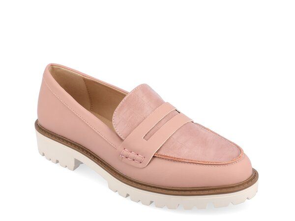 ジュルネ コレクション レディース シューズ スリッポン・ローファー Journee Collection Kenly Penny Loafer Light Pink ピンク