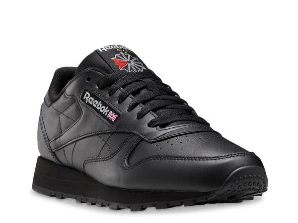 リーボック メンズ シューズ スニーカー レザー Reebok Classic Leather Sneaker Mens Black ブラック