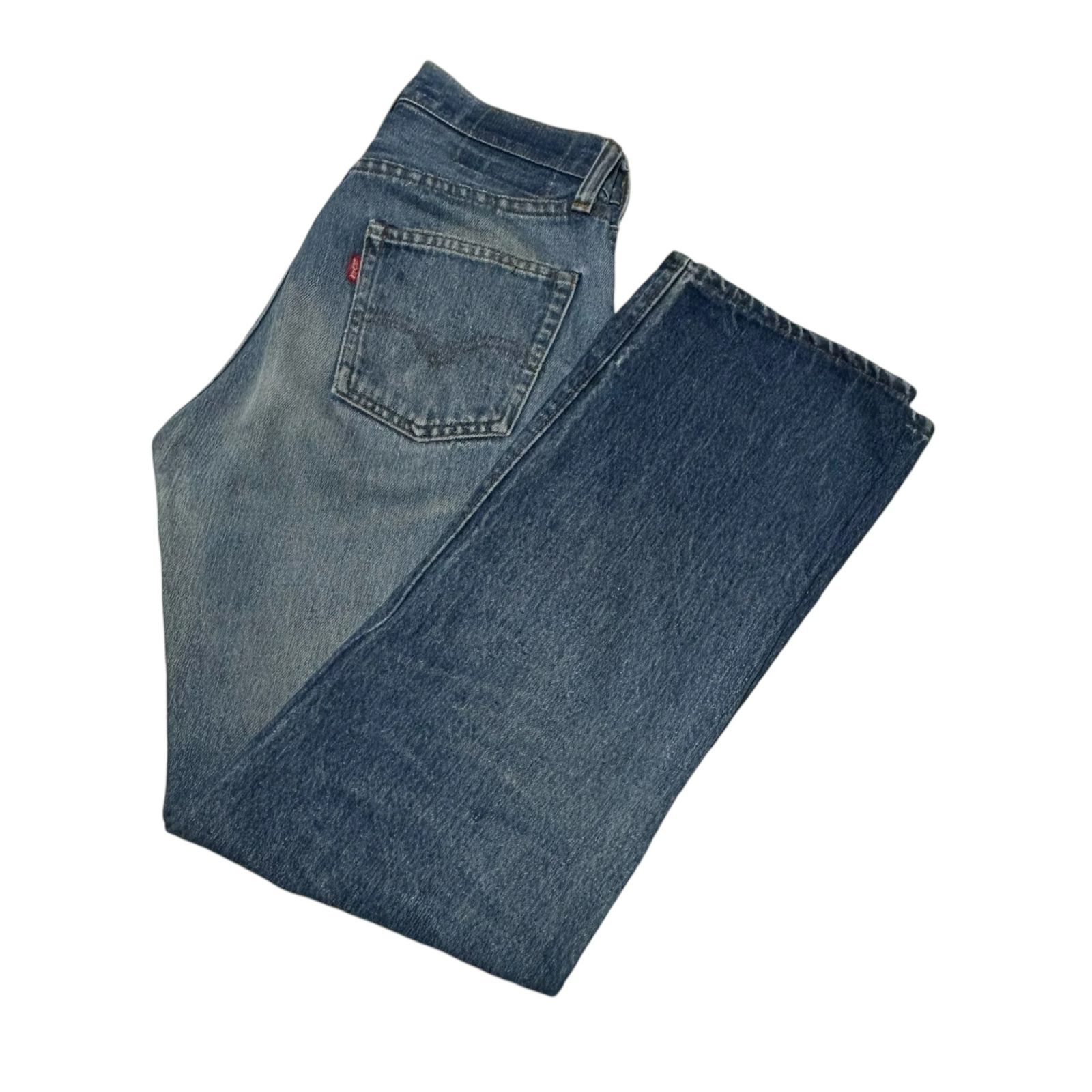 [城東76-016] LEVI'S リーバイス 70s LeVI'S 66後期 デニムパンツ W29 リペア有り