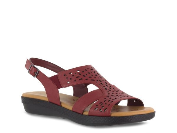 イージーストリート レディース シューズ サンダル Easy Street Bolt Sandal Red レッド