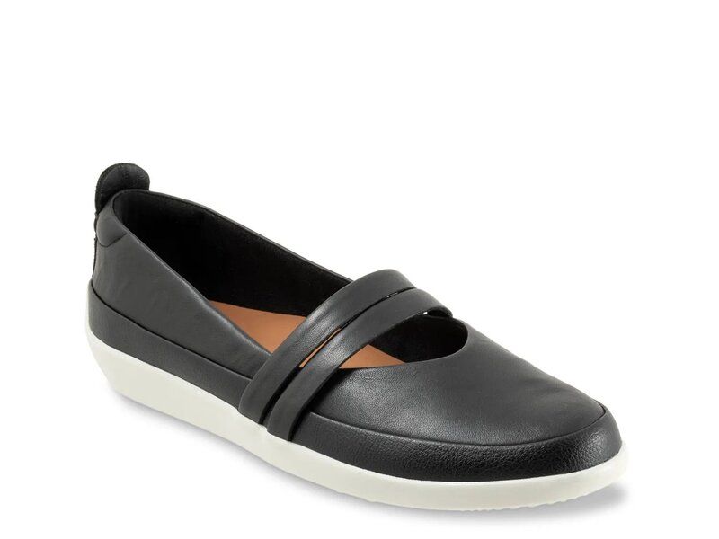ソフトウォーク レディース シューズ スリッポン・ローファー Softwalk Devon Mary Jane SlipOn Black ブラック