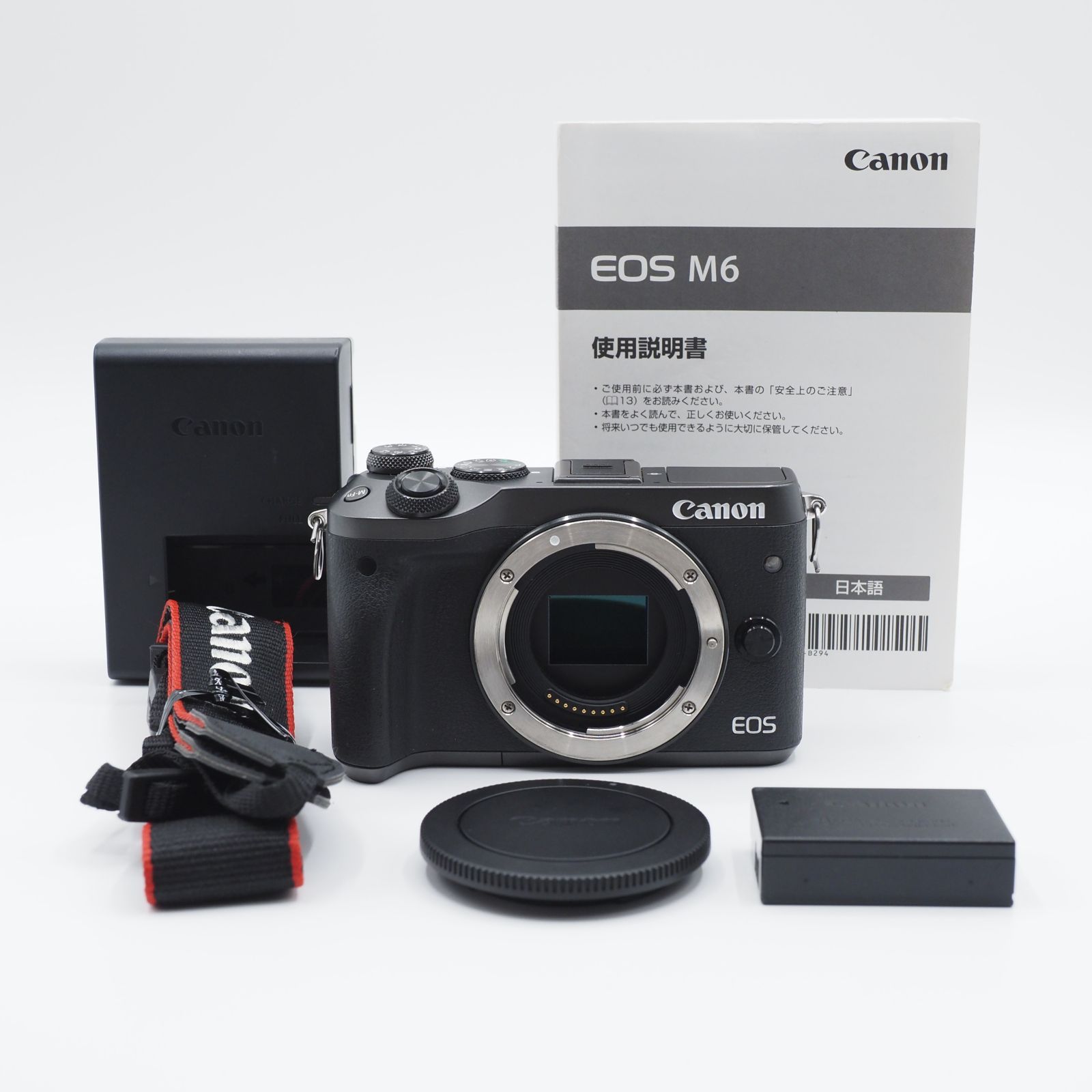 Canon キヤノン EOS M6 ボディ ブラック ミラーレス一眼 新品級 #3160