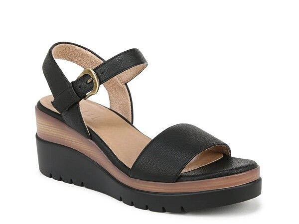 ソウルニュトライザー レディース シューズ サンダル SOUL Naturalizer Graciela Wedge Sandal Black ブラック
