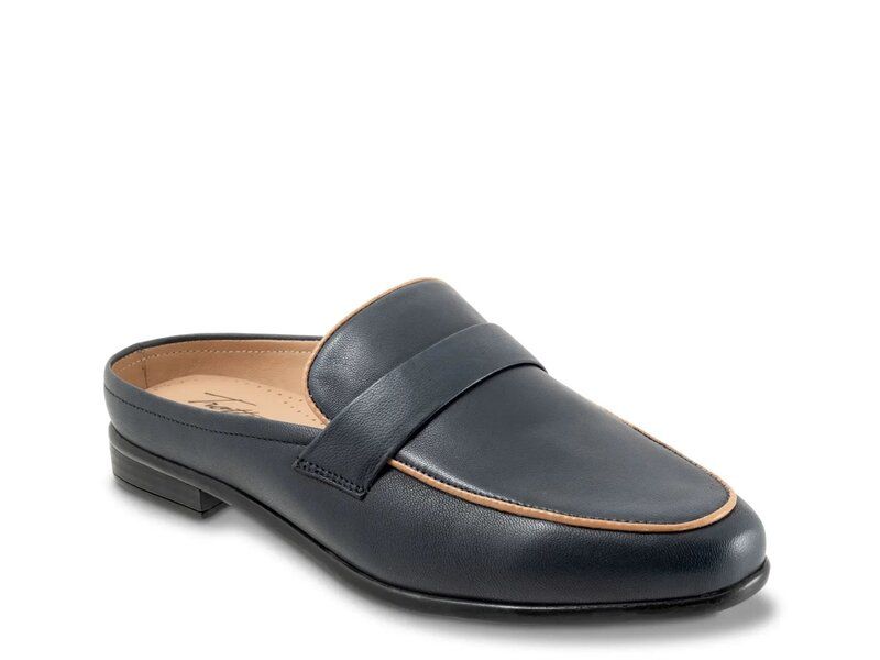 トロッターズ レディース シューズ サンダル Trotters Lola Mule Navy ネイビー