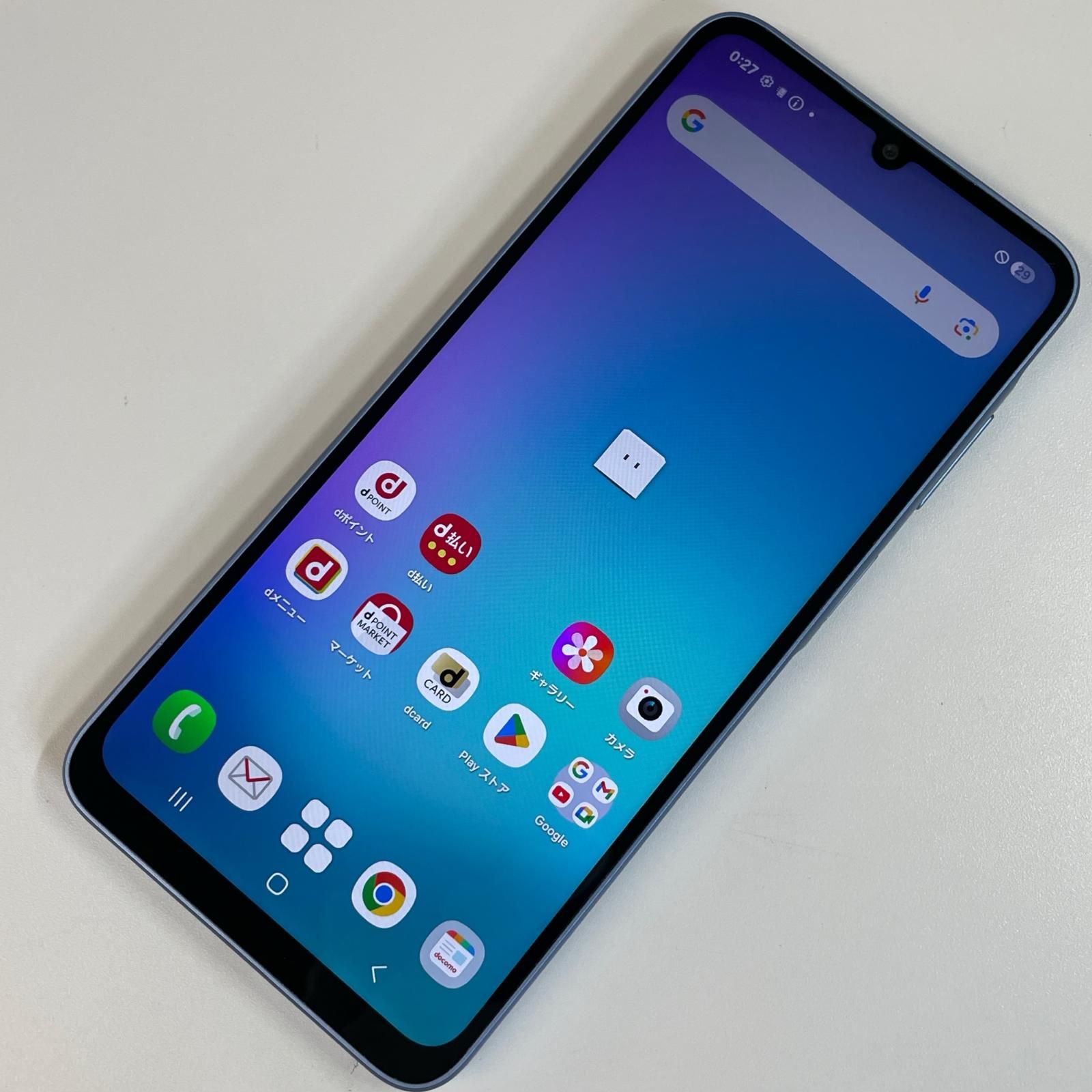 docomo Galaxy A25 5G SC-53F ブルー