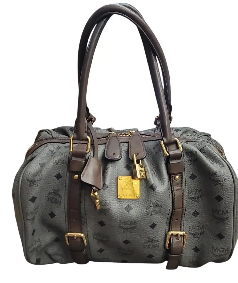 MCM(エム シー エム) ヴィセトス LINE ボストンバッグ