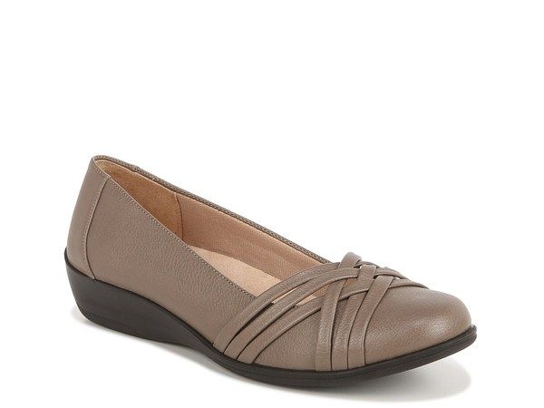 ライフストライド レディース シューズ スリッポン・ローファー LifeStride Incredible SlipOn Taupe トープ